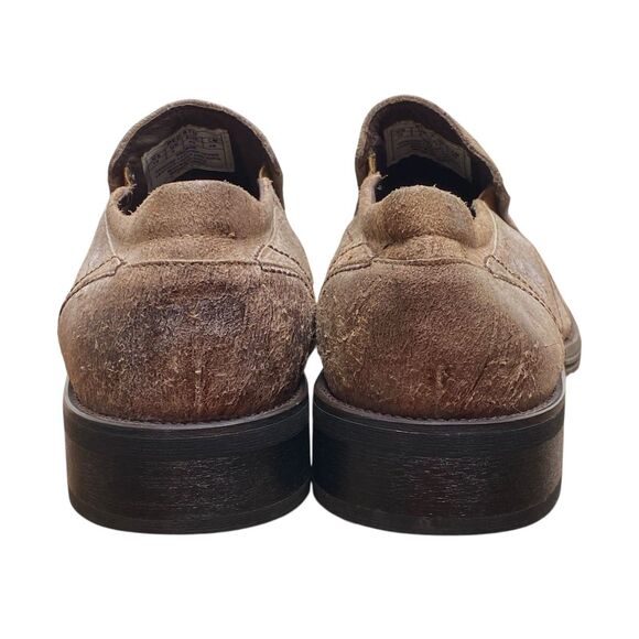 Bed Stu Grunge Slip-On Oxford Loafers‎ Men\'s Size 10 Tan Leather main image 7